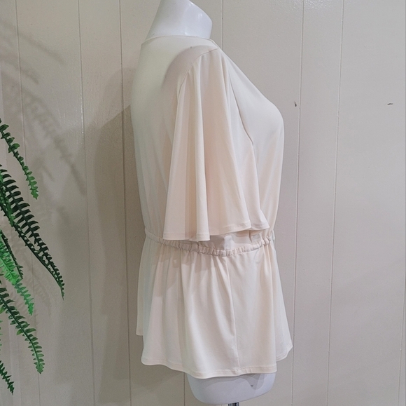 Women's Casual Boho Embroidered V Neck Shirt Casual Loose Sz XL - Picture 3 of 7